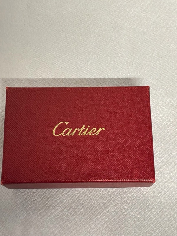 Cartier Must de Cartier Card Holder, Burgundy Leather – Like New