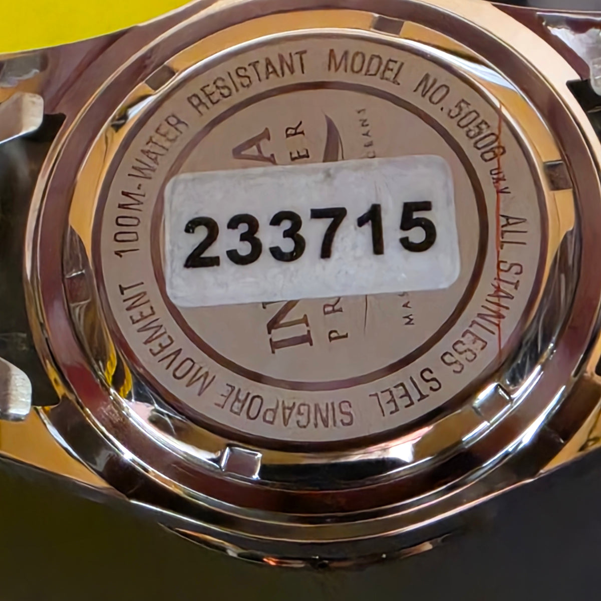Invicta Pro Diver Quartz Orange Dial Stainless Steel Men’s Watch (Ref. 30413)