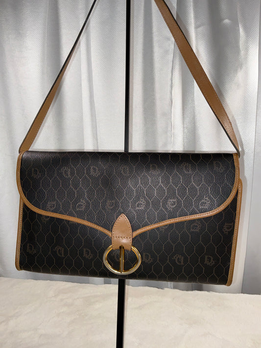 Christian Dior Vintage  Honeycomb Crossbody / Shoulder Bag