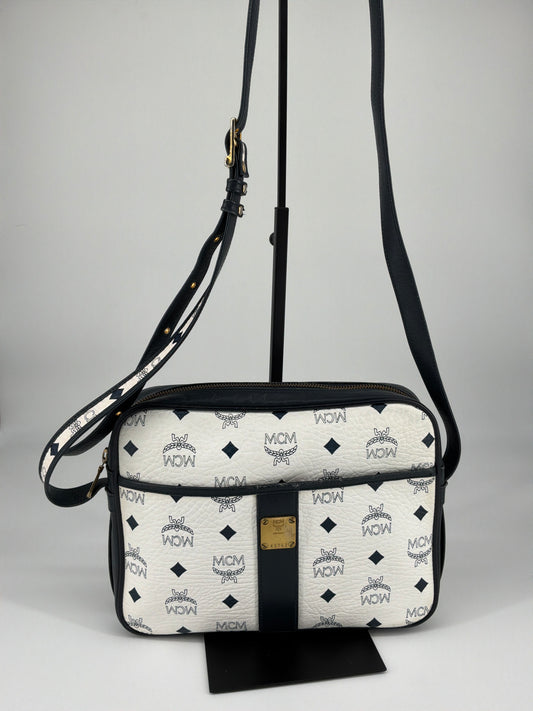 MCM Visetos Camera Crossbody Bag – Vintage  Coated Canvas