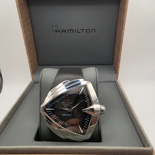 Hamilton Ventura XXL Auto Automatic Watch – Black Dial (Ref. H24655131)