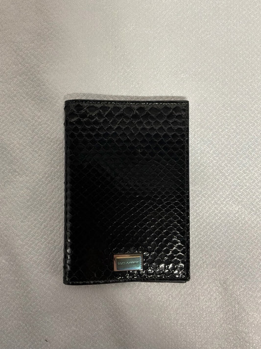 Dolce & Gabbana Black Embossed Cardholder