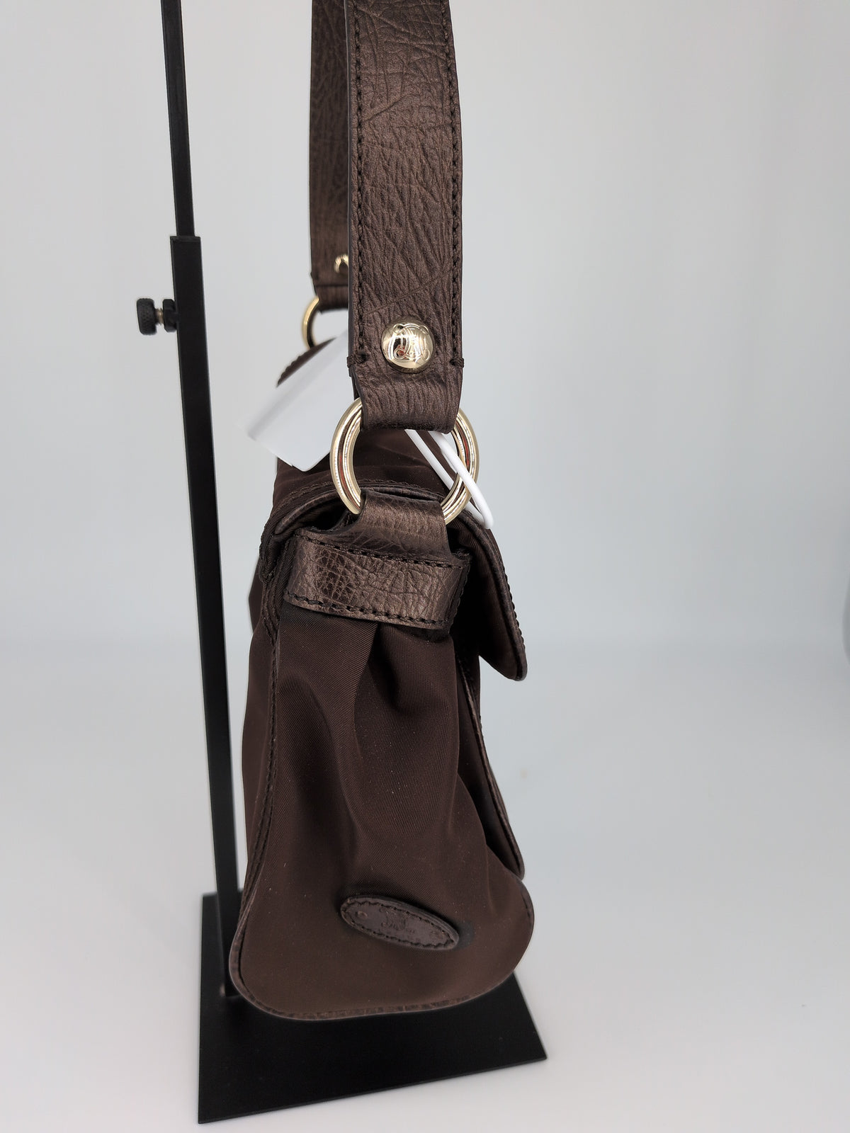 Celine Vintage Leather Flap Shoulder Bag – Black & Gold