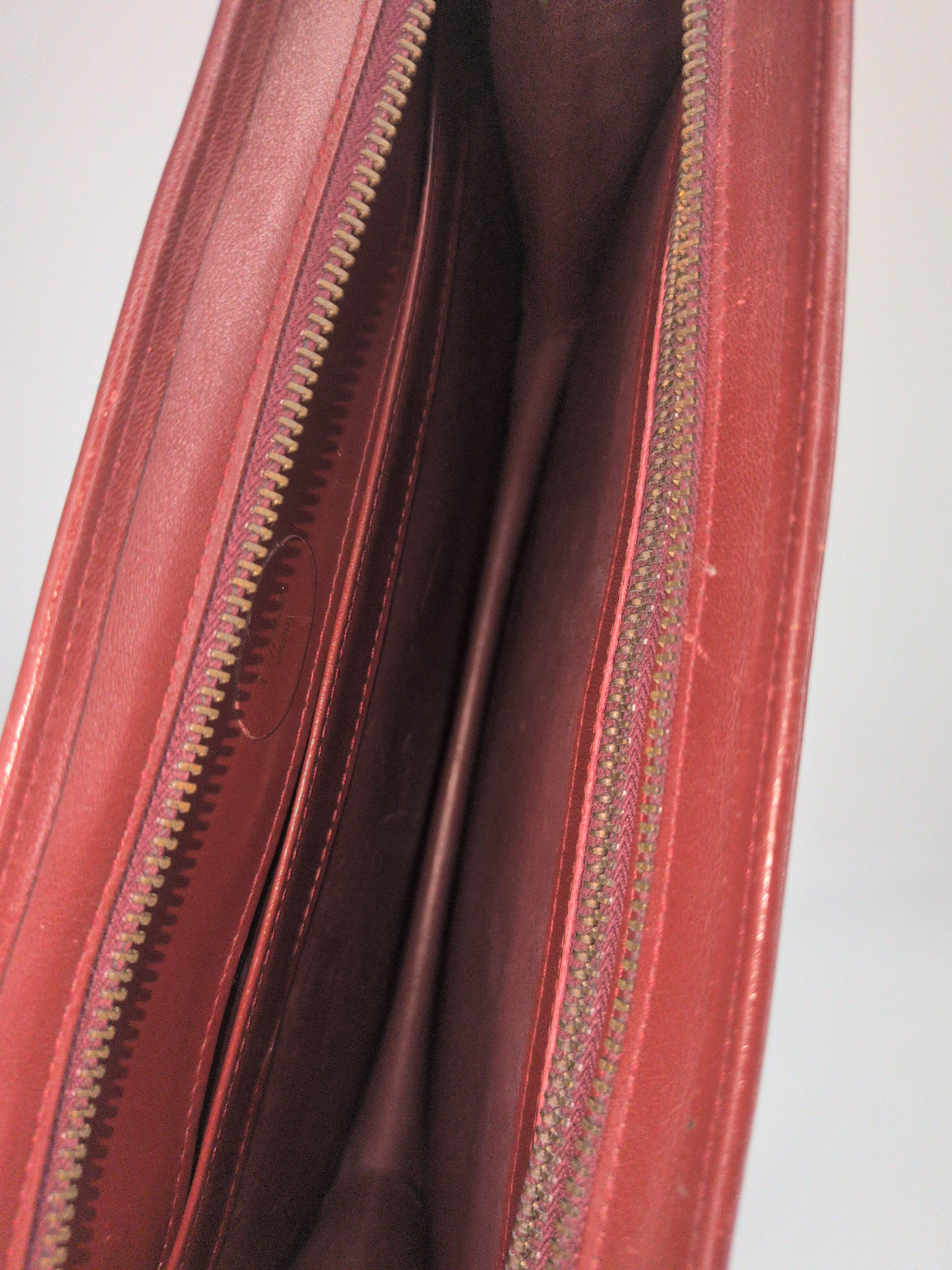 Must de Cartier Clutch / Pouch – Vintage Bordeaux Leather