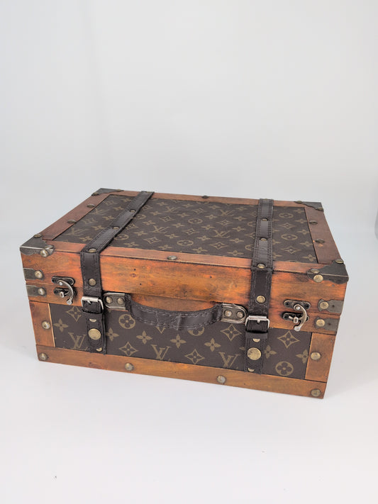 House of Melton Upcycled Louis Vuitton Trunk – Medium, Custom Piece