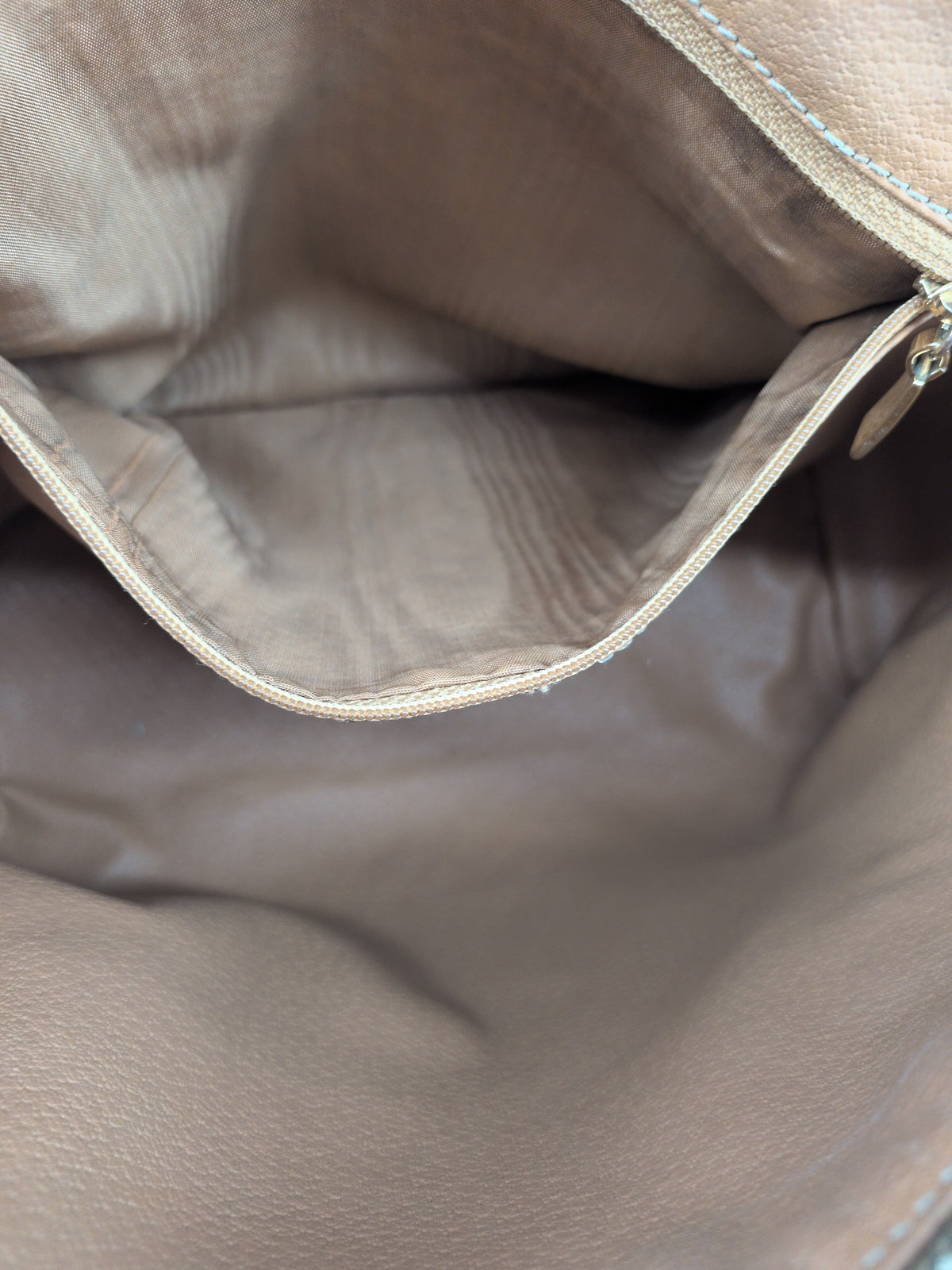 Celine Vintage Macadam Top Handle Satchel – Brown & Tan